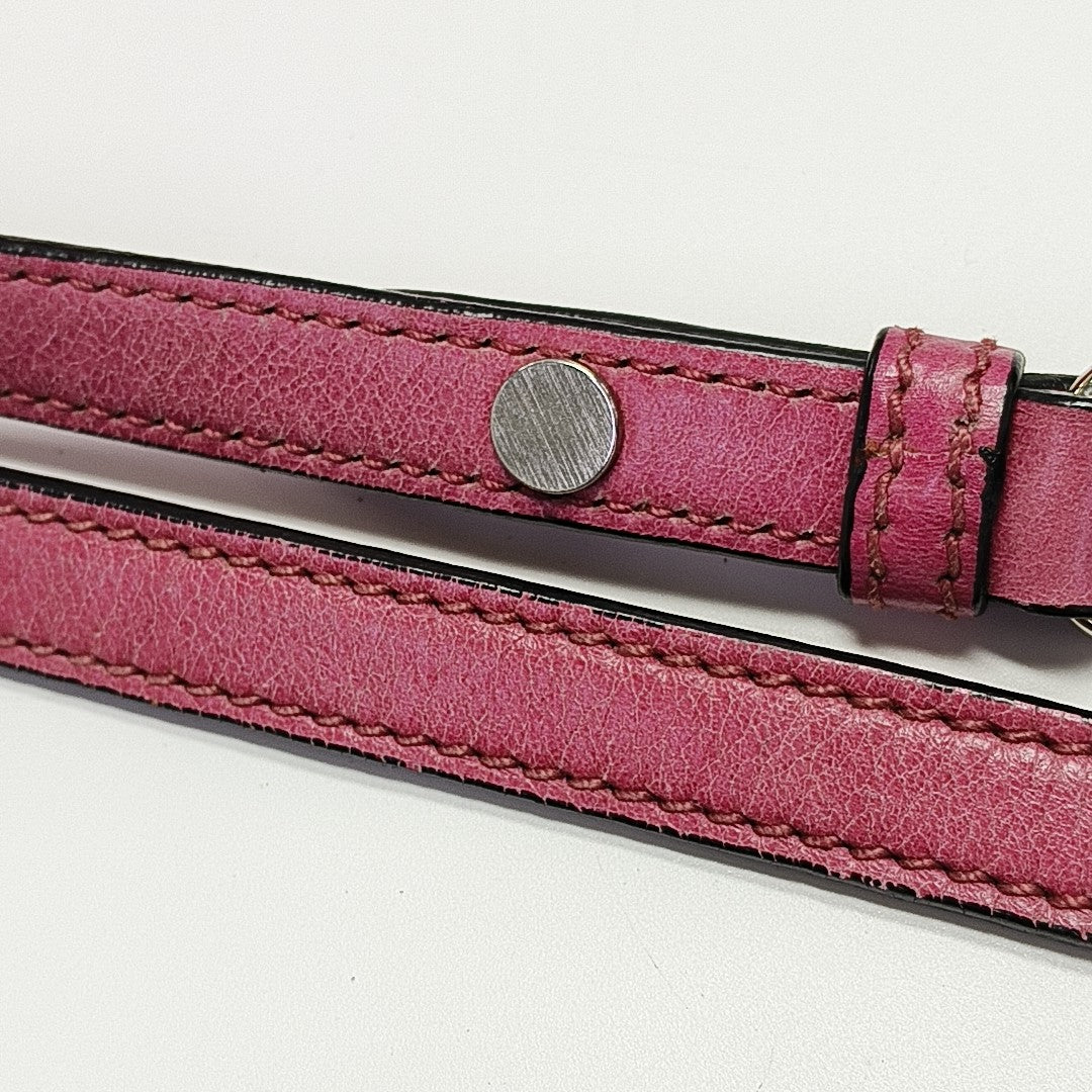 Bow Calfskin Pink
