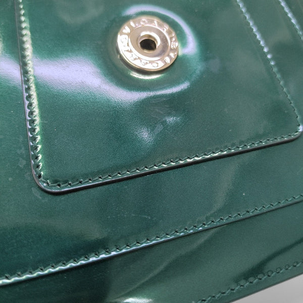 SERPENTI FOREVER Small Patent Leather Green