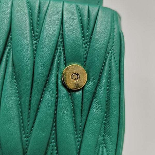 Quilted Lambskin Green