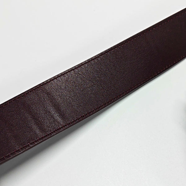 Authenticated pre-owned  30 Montaigne Oblique Calfskin Burgundy - Shoulder Bag at Looply