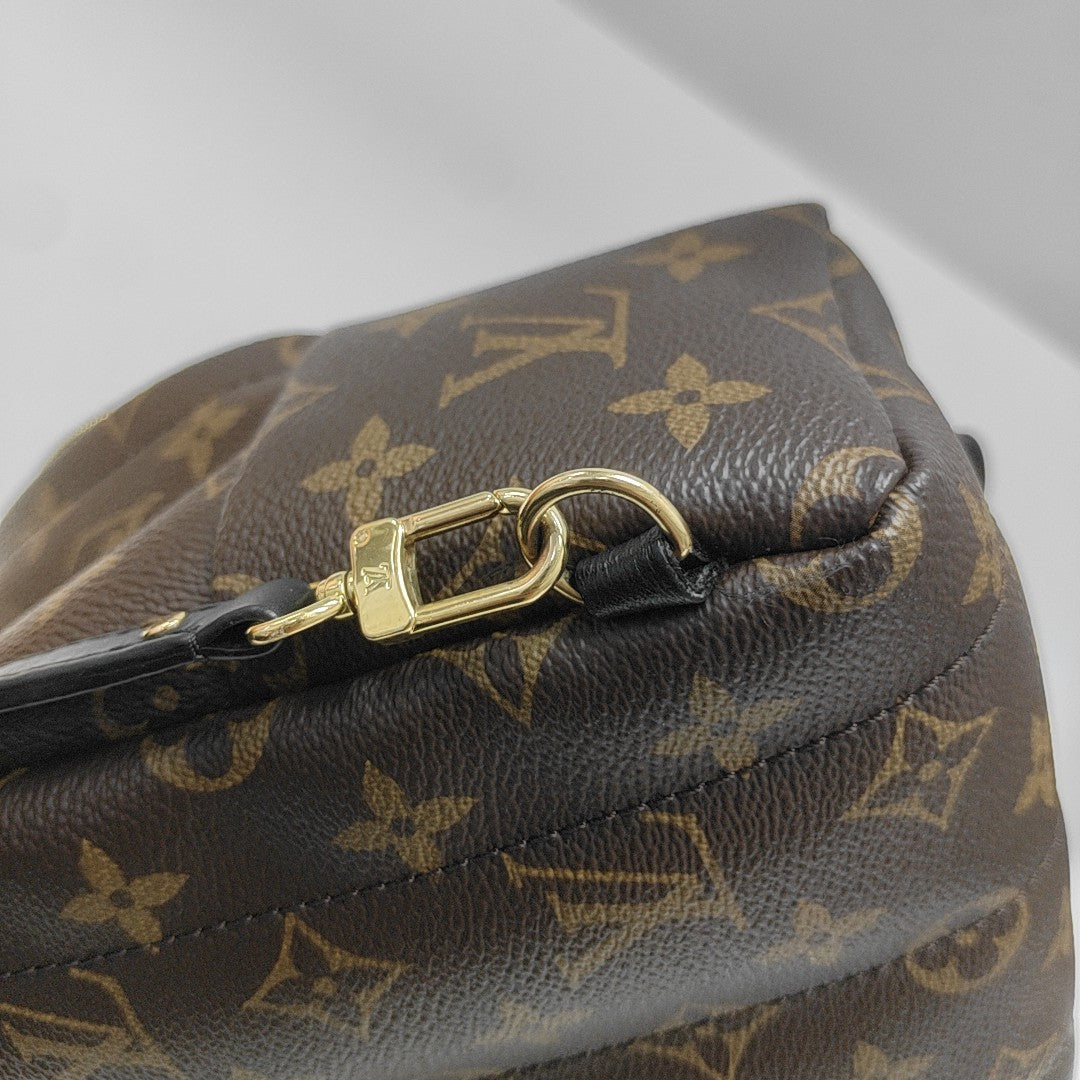 PALM SPRINGS Mini Monogram Coated Canvas Brown