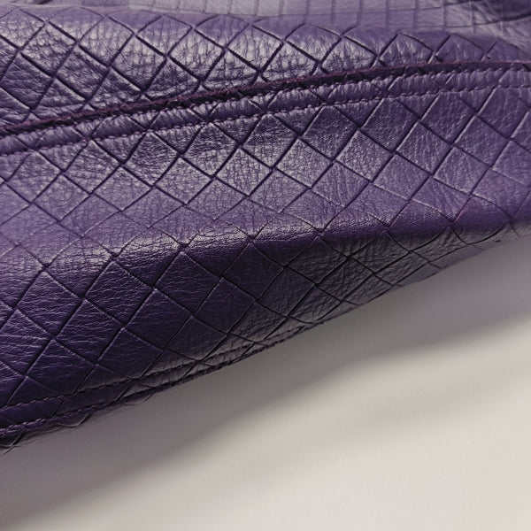 Calfskin Tote Bag Purple