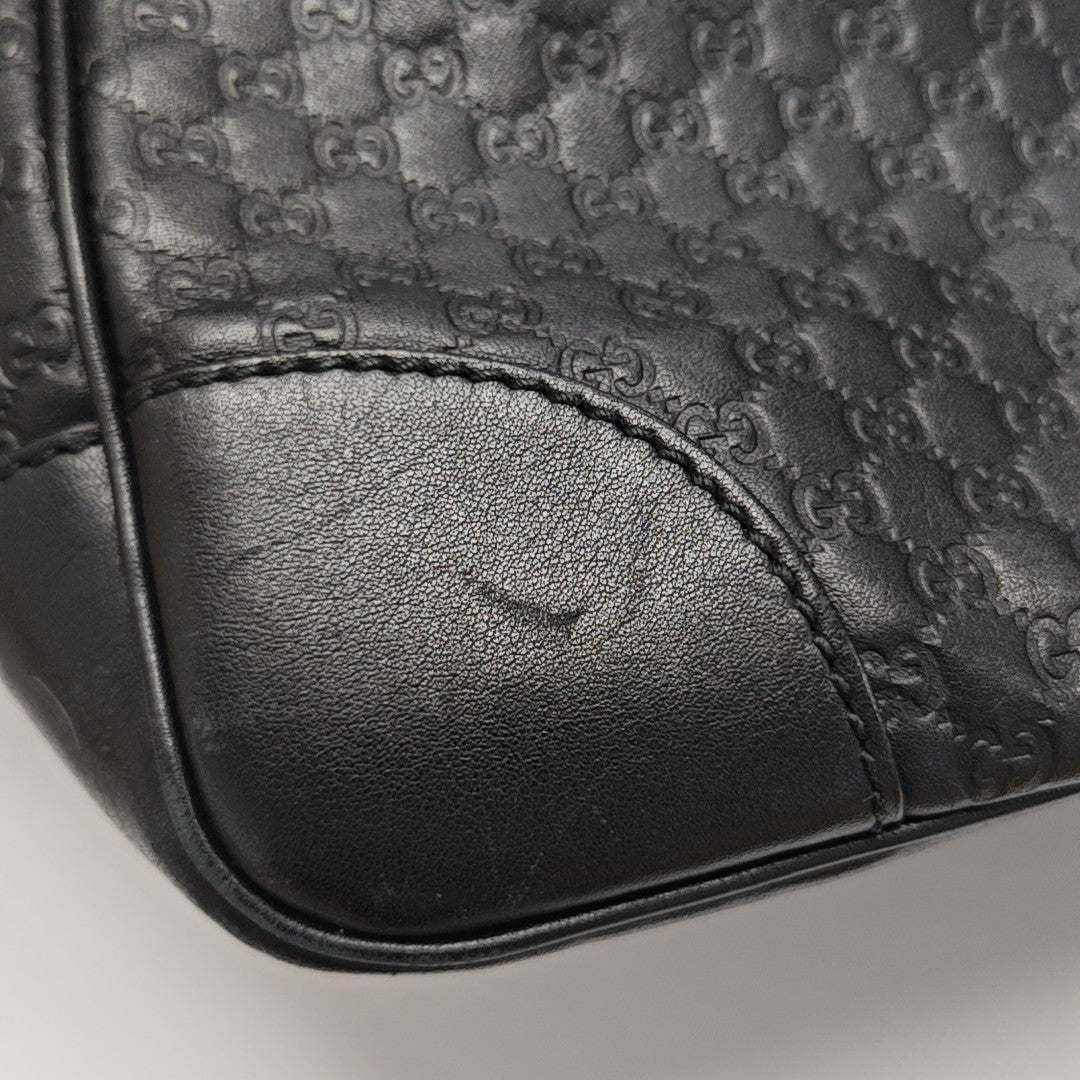 Bree Monogram Calfskin Black