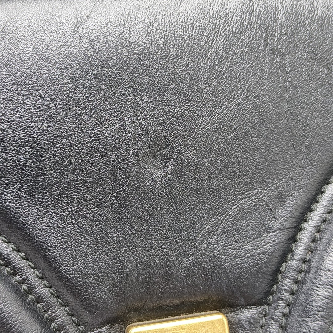 GG Marmont Medium Quilted Calfskin Black