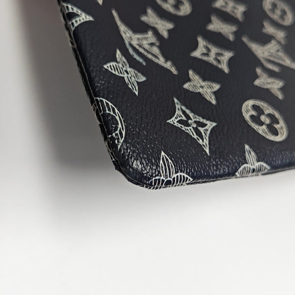 APOLLO GM Monogram Coated Canvas Blue