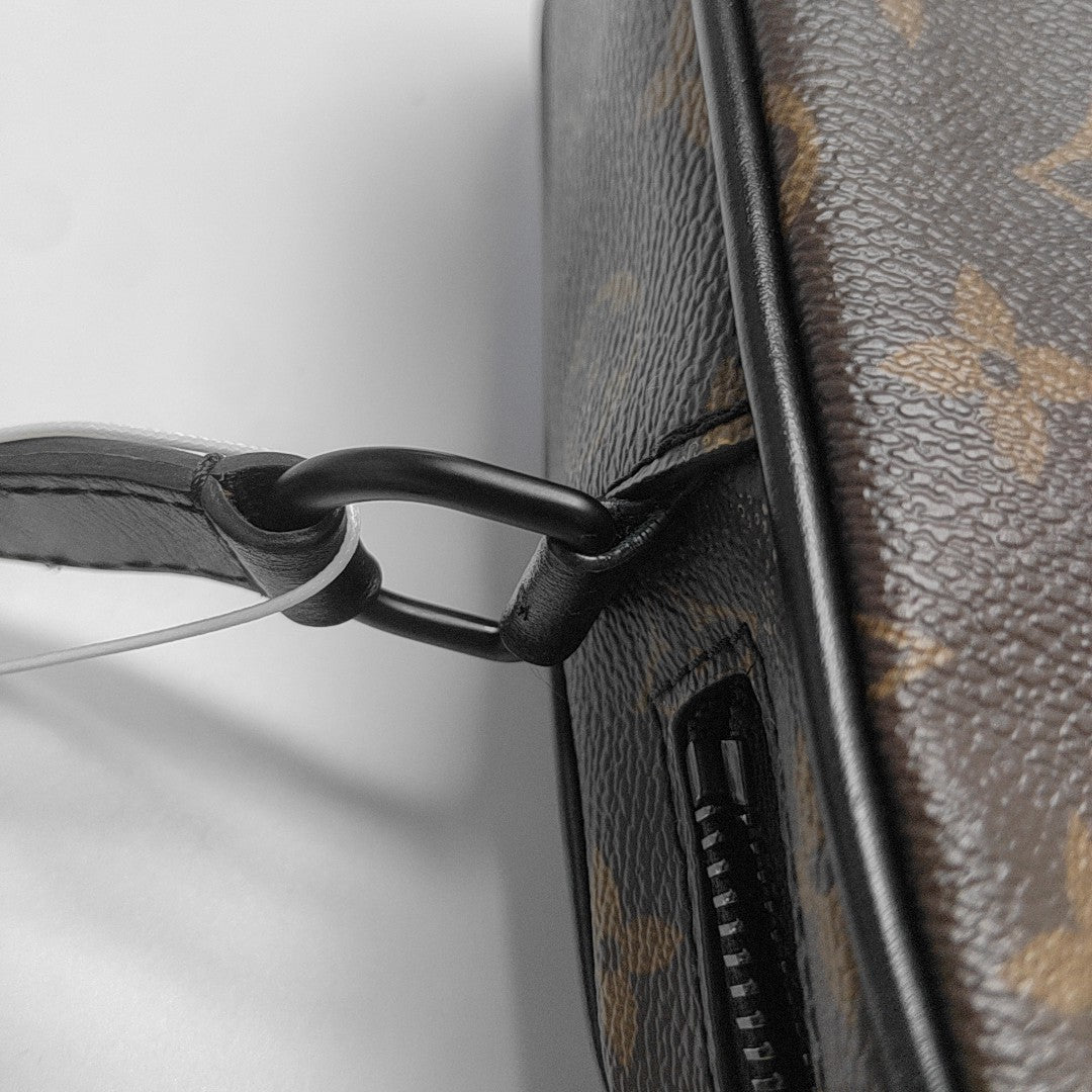 CHRISTOPHER Monogram Coated Canvas Brown