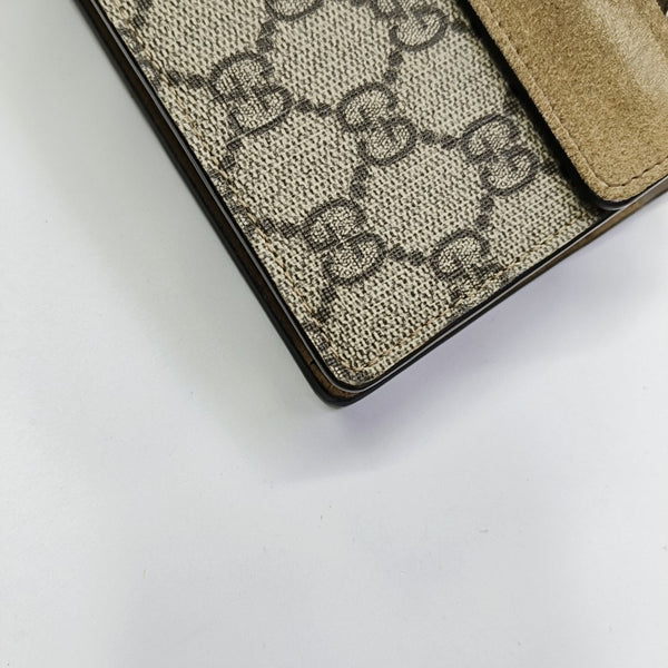 Dionysus Super Mini Monogram Coated Canvas Beige