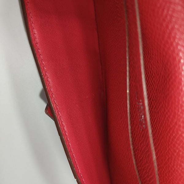 Bearn Medium Epsom Red Wallet