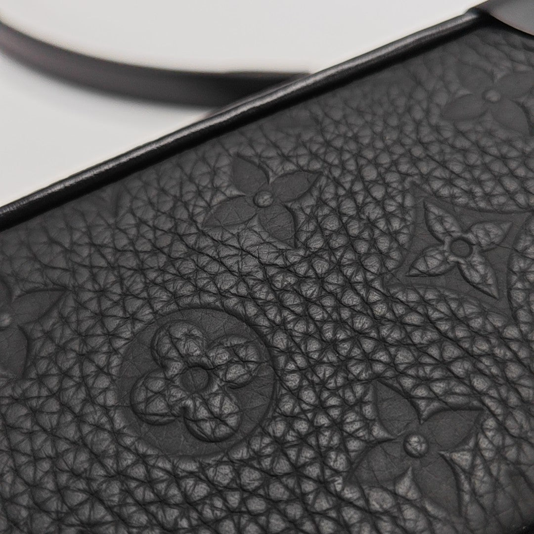 SOFT TRUNK Mini Monogram Calfskin Black