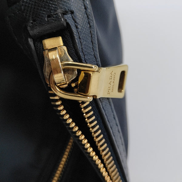 Nylon Shoulder Bag Blue
