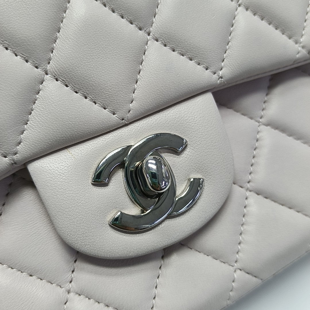 CLASSIC FLAP Small Quilted Calfskin Pink
