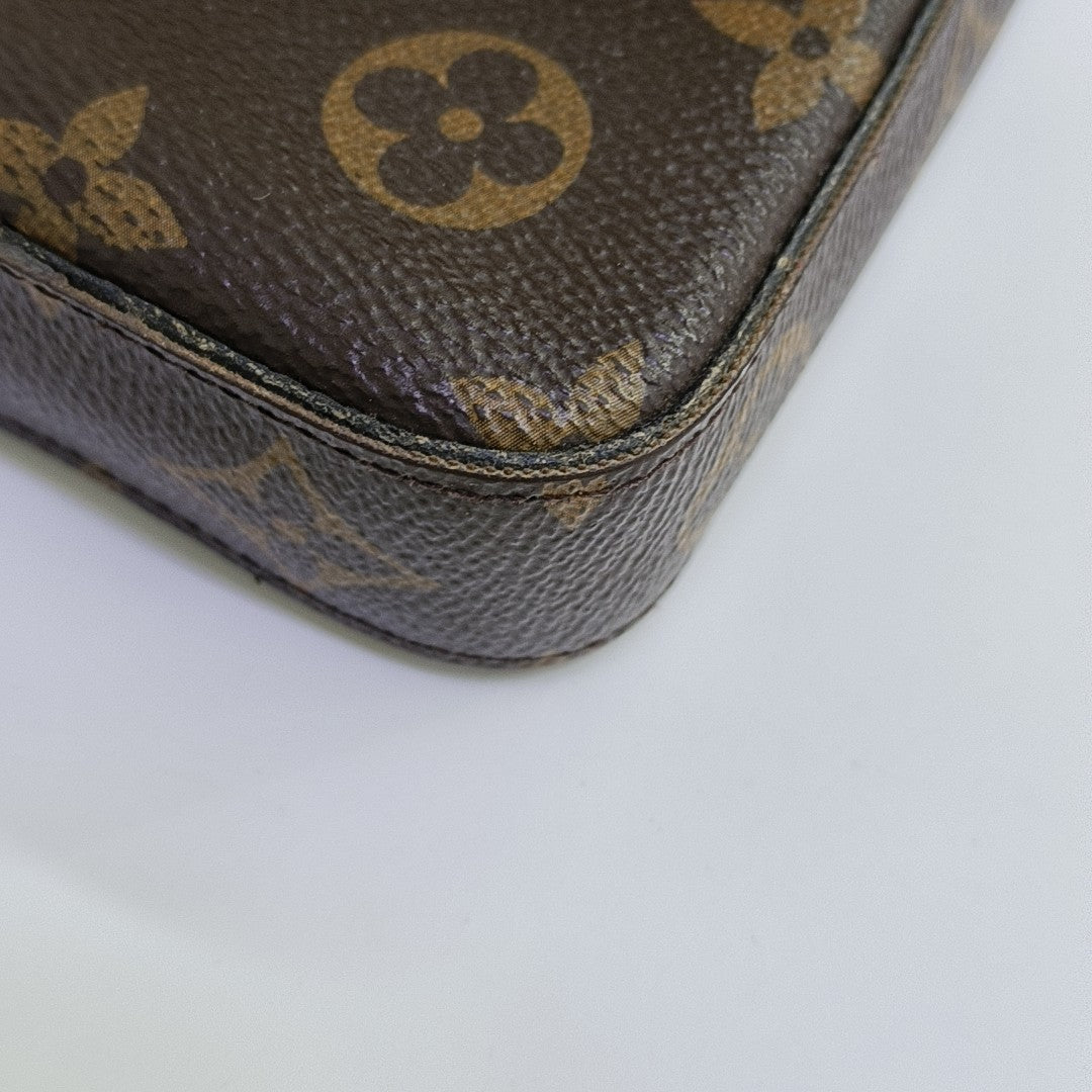FÉLICIE Monogram Coated Canvas Brown