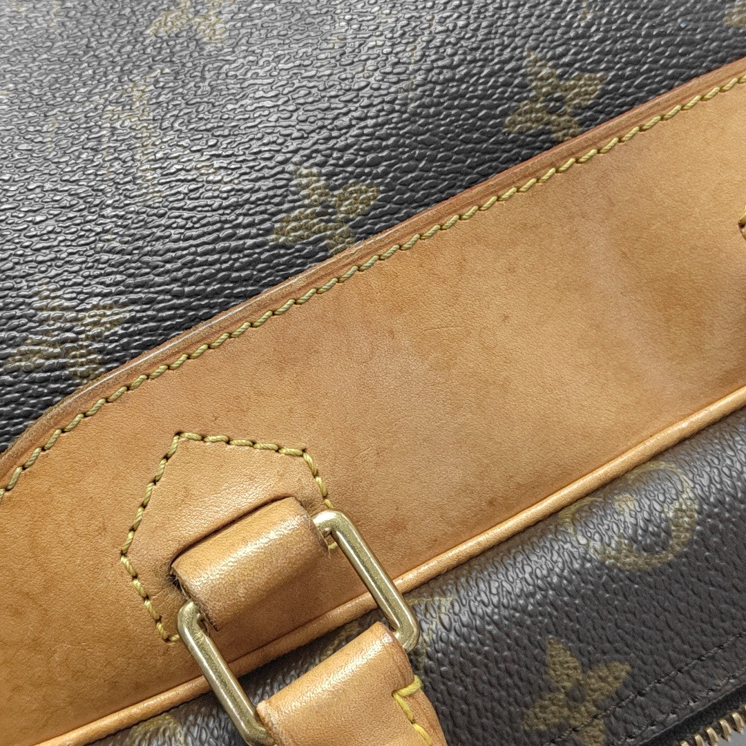 DEAUVILLE Monogram Coated Canvas Brown