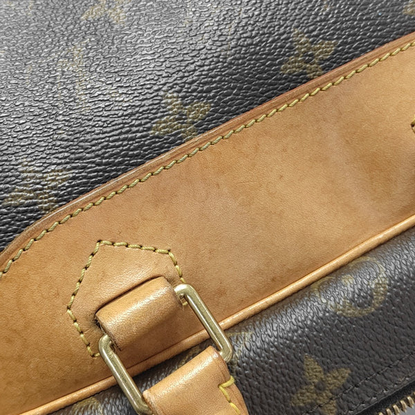 DEAUVILLE Monogram Coated Canvas Brown