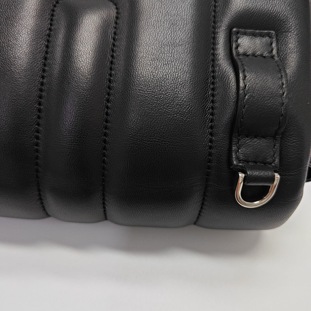 BVLGARI Small Quilted Lambskin Black