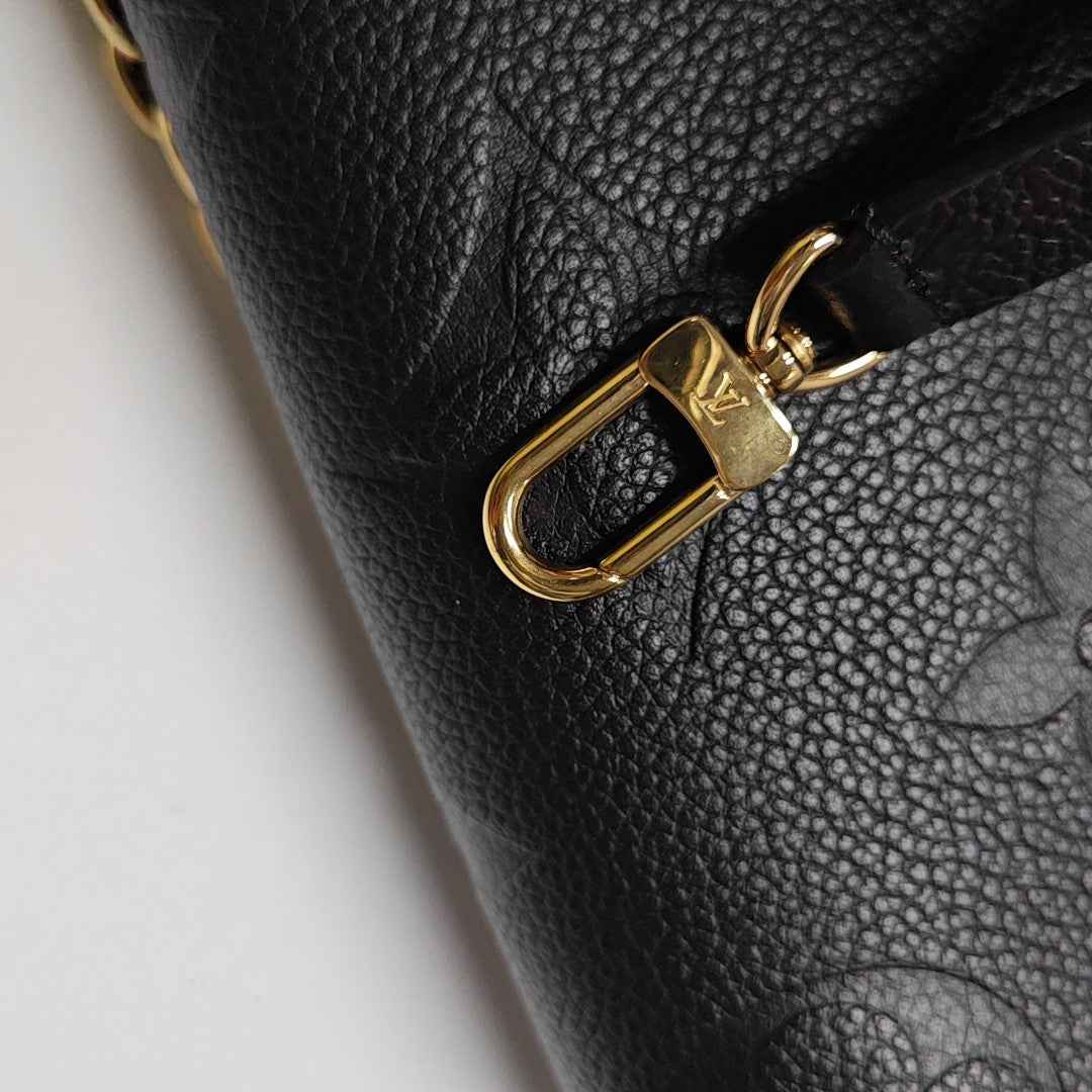 IVY Monogram Calfskin Black
