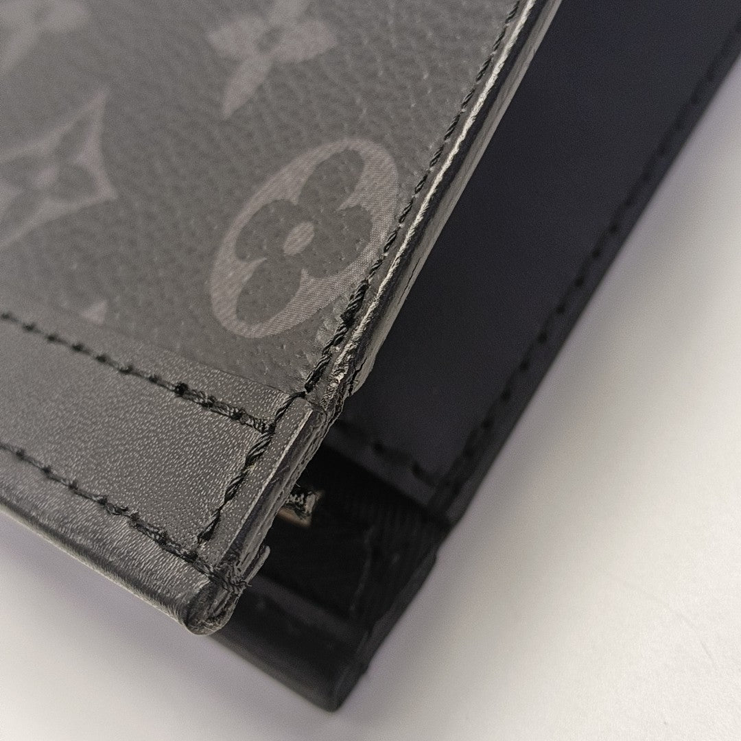 Pochette Voyag MM Monogram Coated Canvas Black