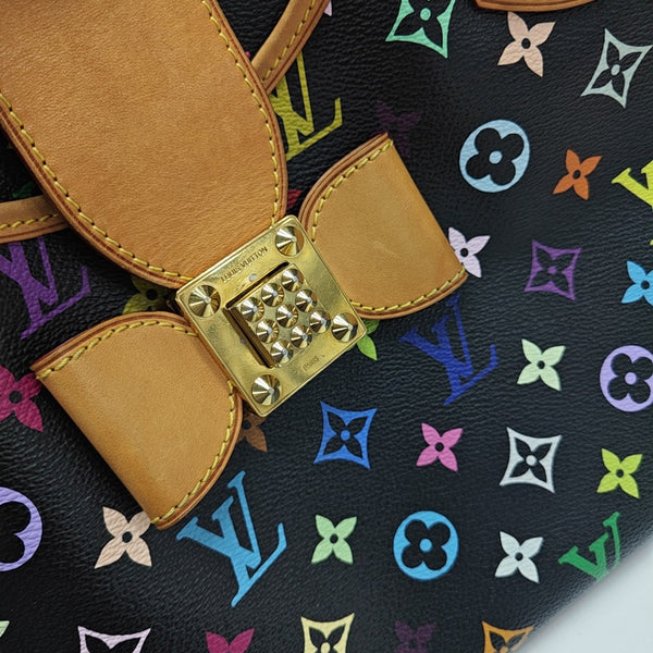 LV × TM ANNIE Monogram Coated Canvas Black