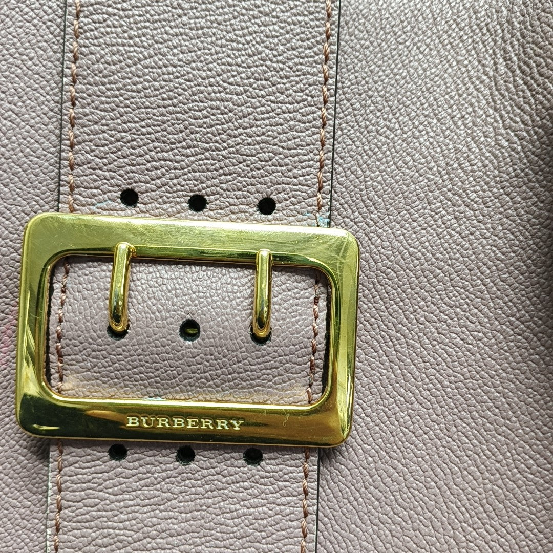 Buckle Calfskin Pink