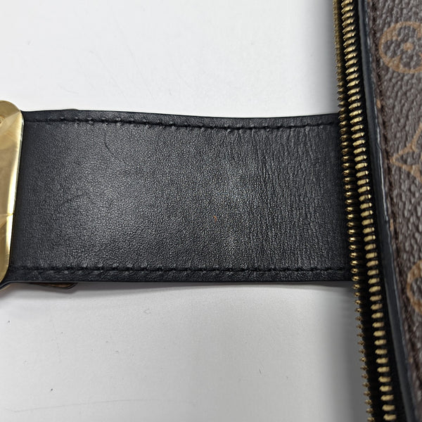 TRUNK Monogram Coated Canvas Brown