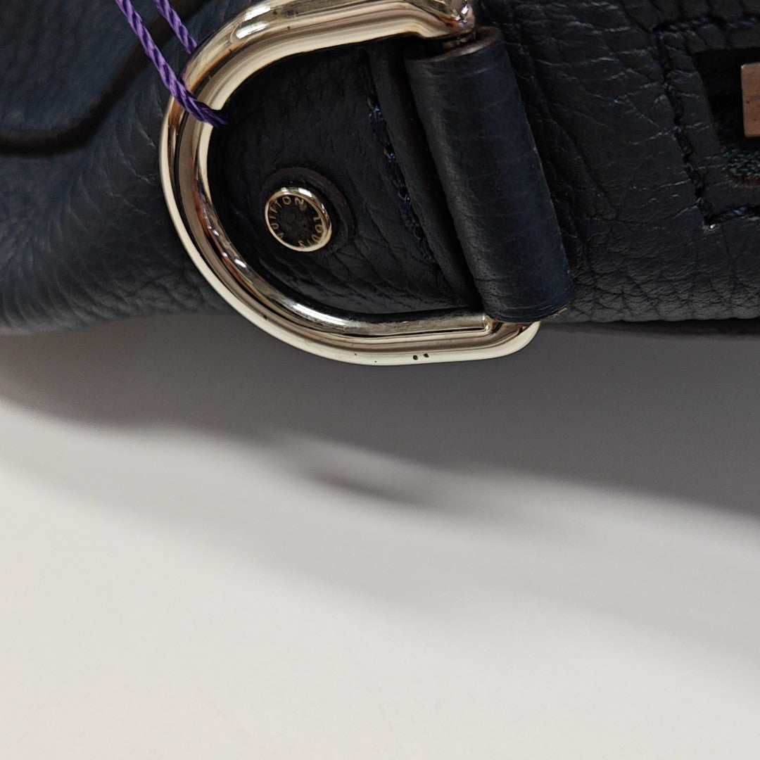 Calfskin Shoulder Bag Blue