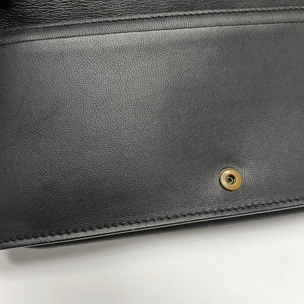 Lambskin Crossbody Bag Black