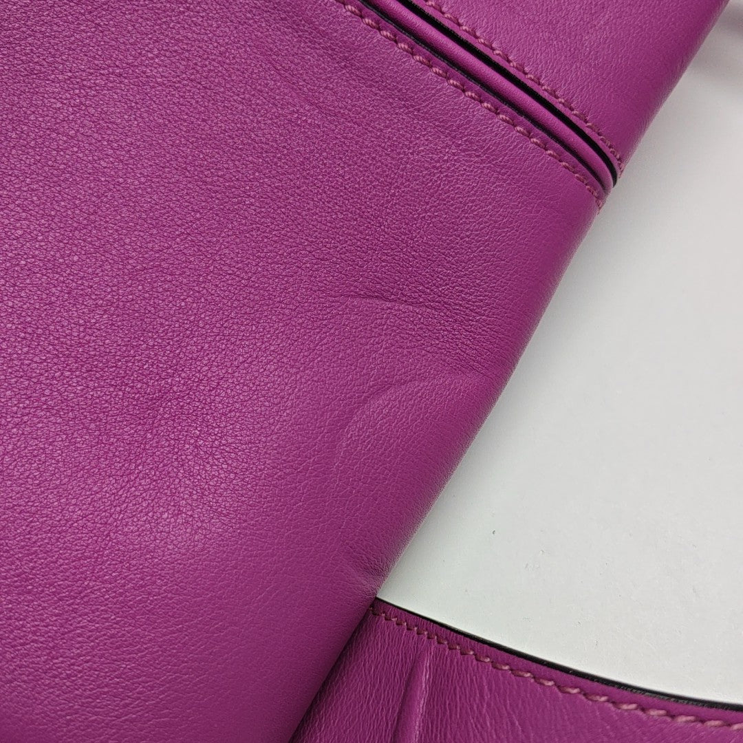 Calfskin Shoulder Bag Pink