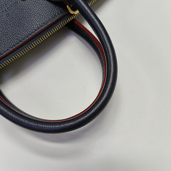 PONNEUF MM Monogram Calfskin Blue