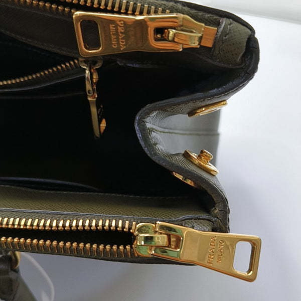 Galleria Extra Large Saffiano Calfskin Green