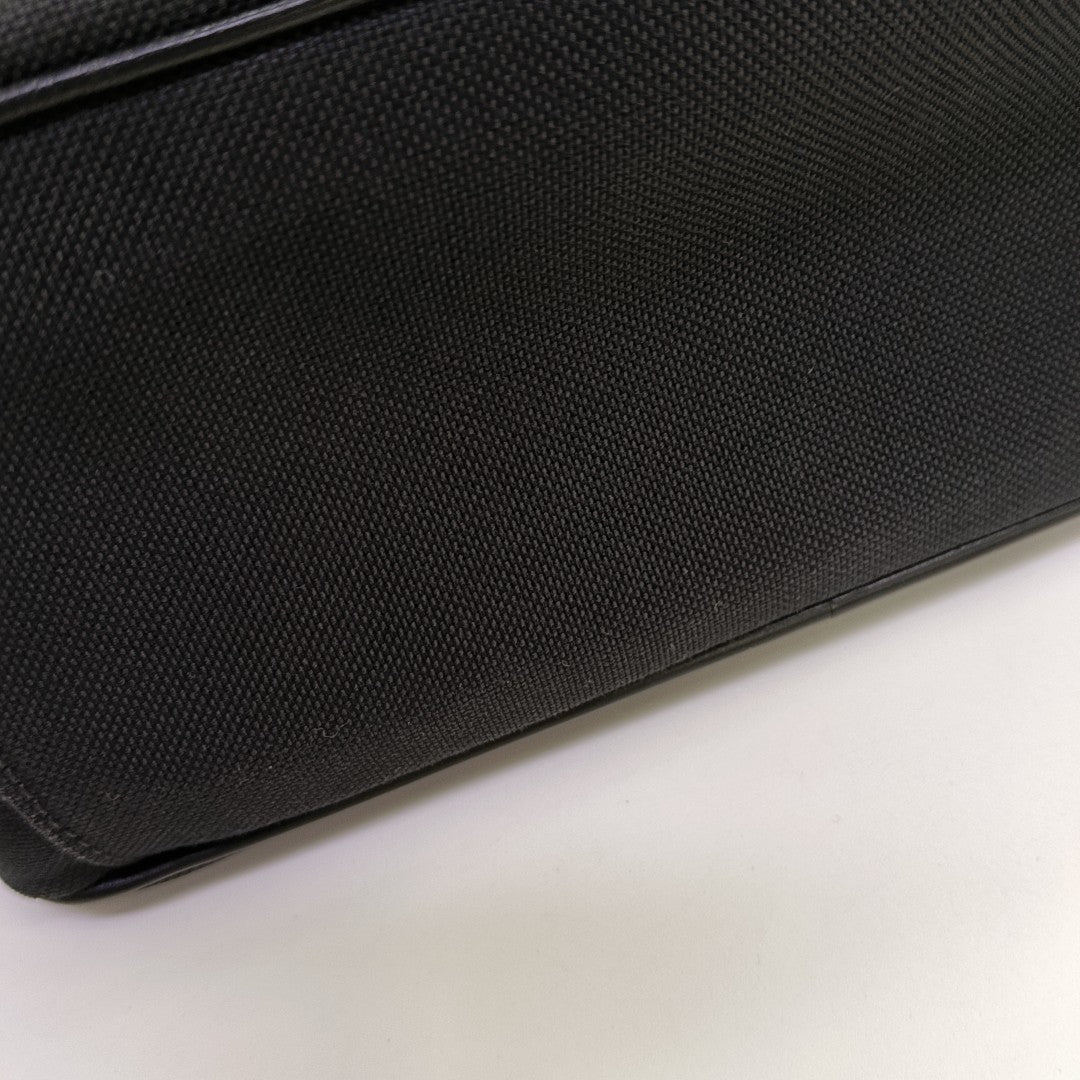Fabric Shoulder Bag Black