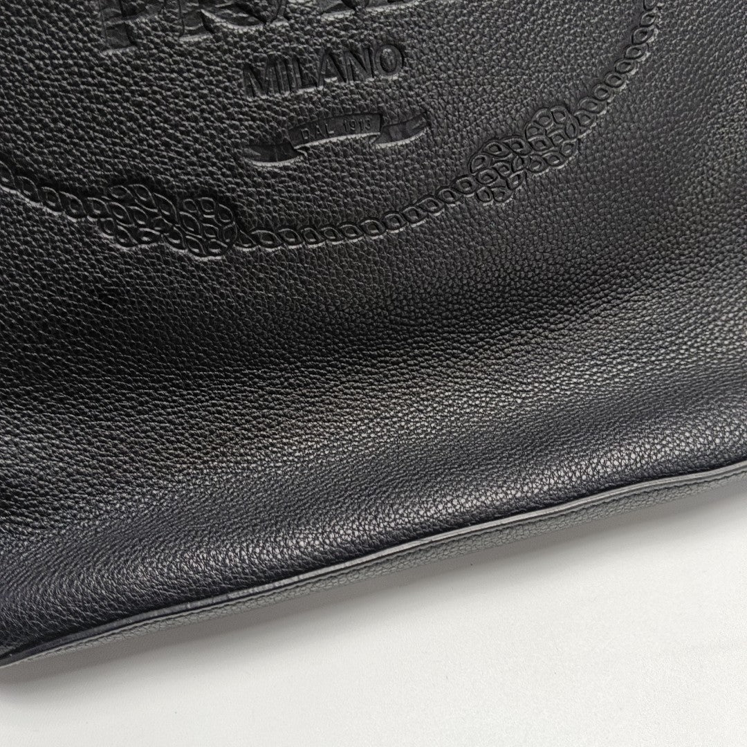 Calfskin Shoulder Bag Black