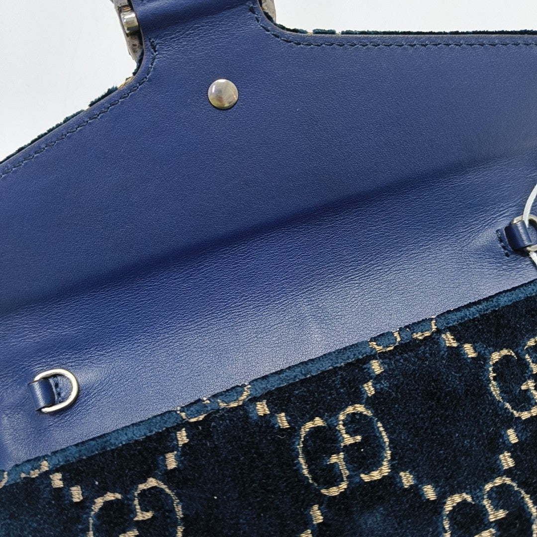 Dionysus Mini Monogram Velvet Blue