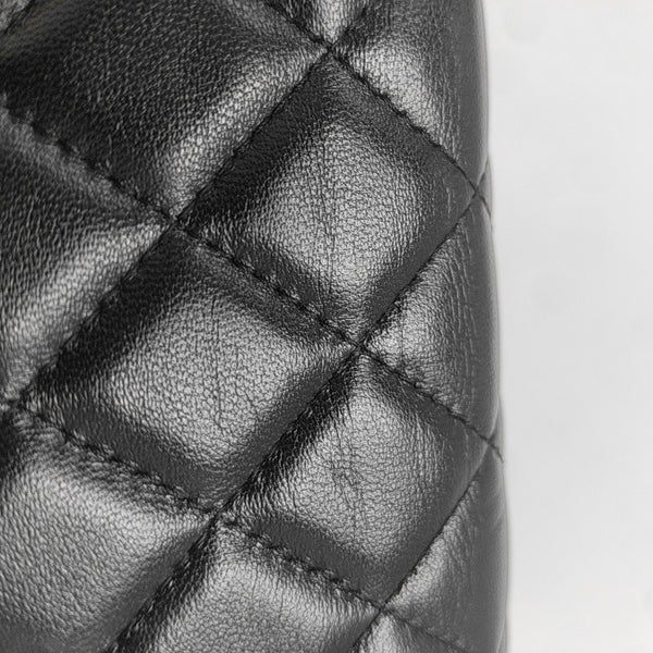 WOC Quilted Lambskin Black