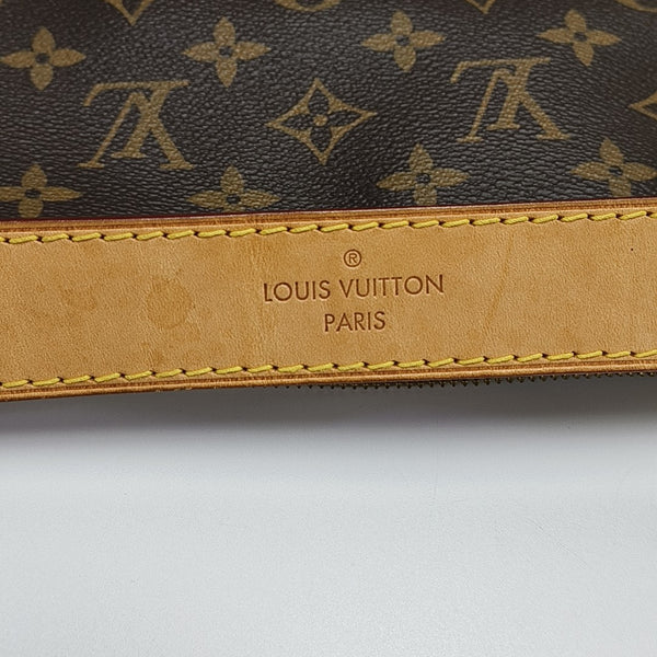 BERRI MM Monogram Coated Canvas Brown