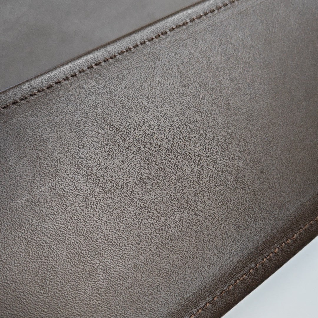 Calfskin Shoulder Bag Brown