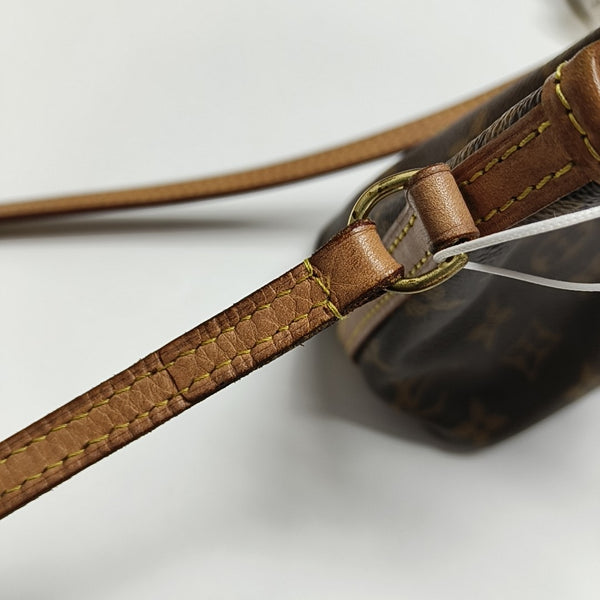 NÉONOÉ Nano Monogram Coated Canvas Brown