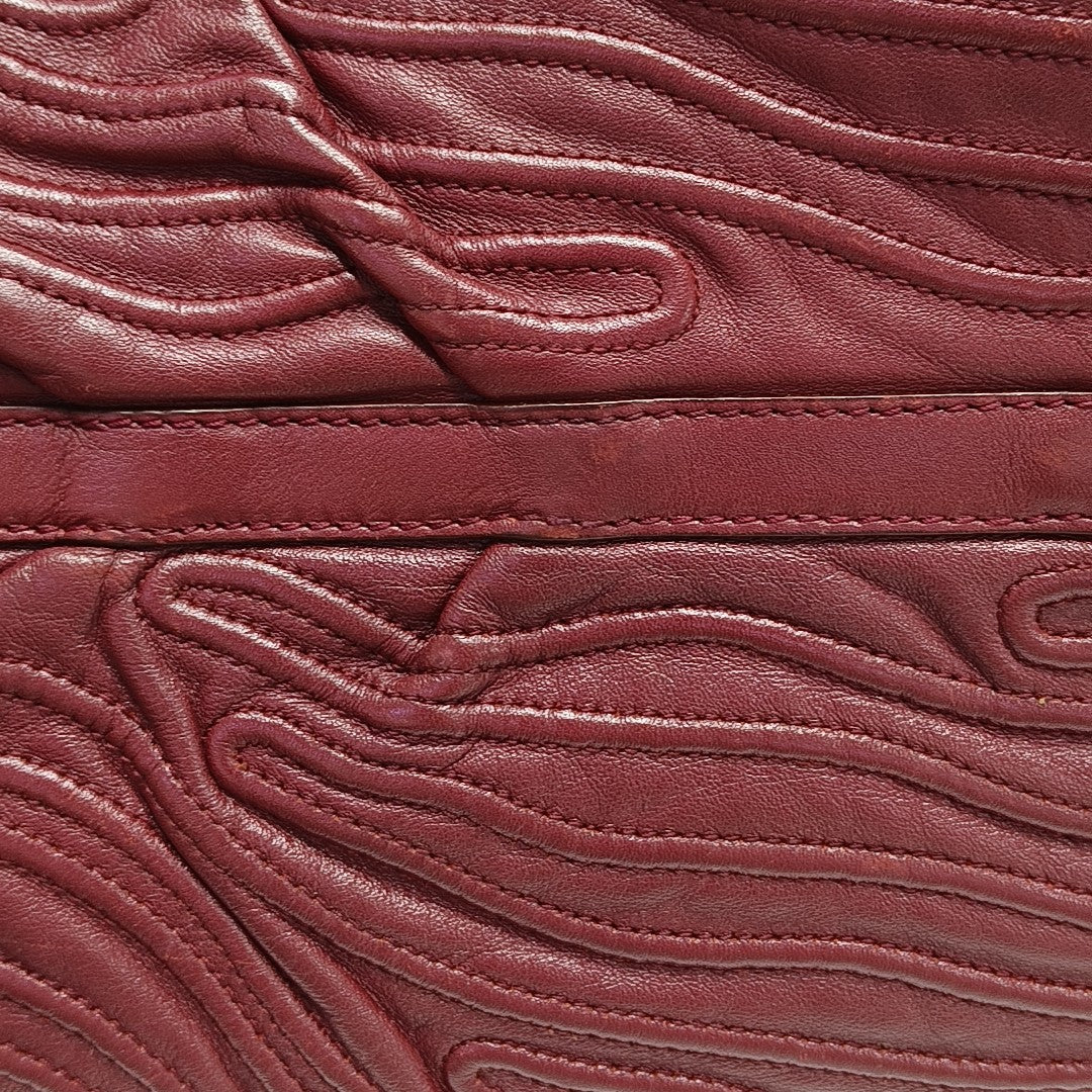 CHANDRA Calfskin Red