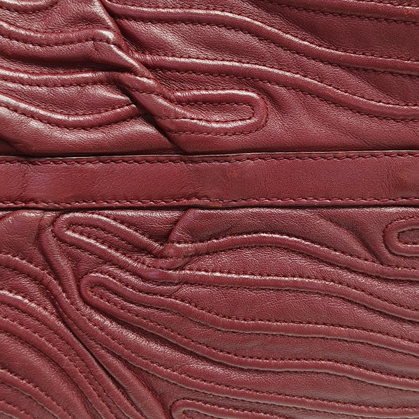 CHANDRA Calfskin Red