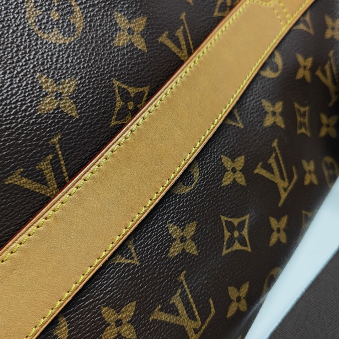 VALMY Monogram Coated Canvas Brown
