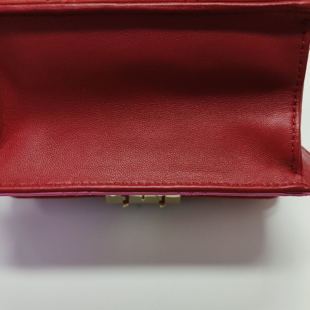 Miss Dior Cannage Lambskin Red