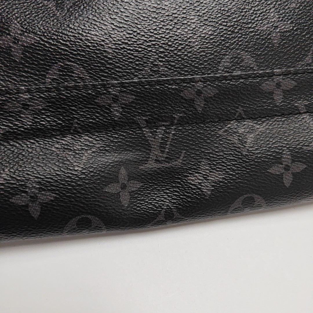 DISTRICT PM Monogram Coated Canvas Black