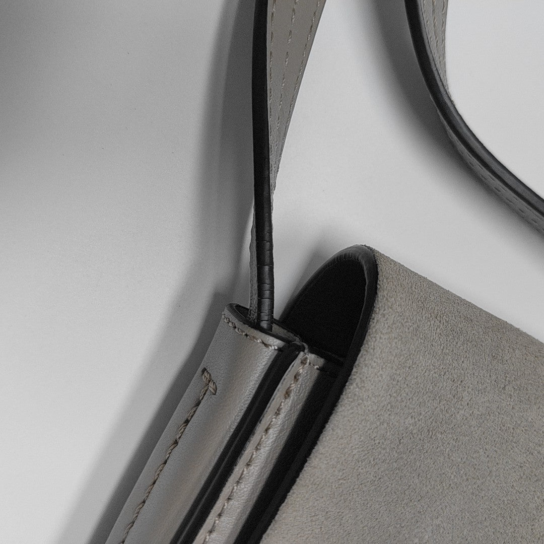 Faye Small Calfskin Gray