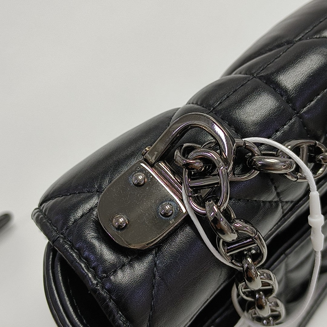 Dior Caro Small Cannage Calfskin Black