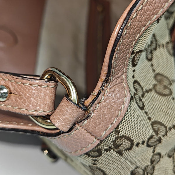 Jockey Monogram Canvas Beige
