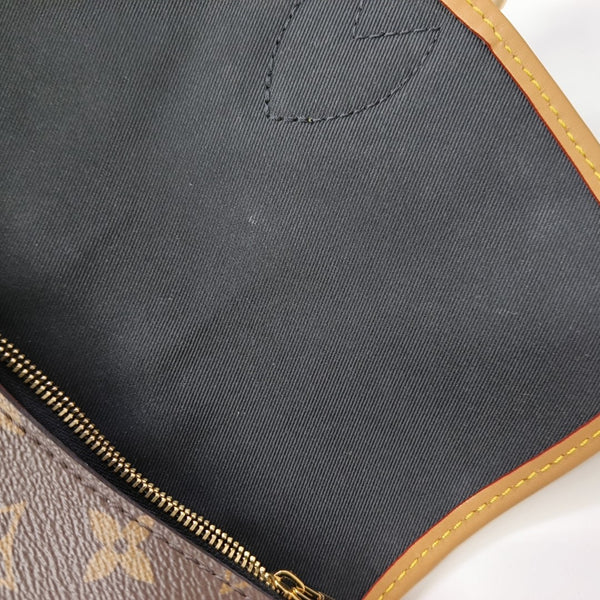 DIANE Monogram Coated Canvas Brown