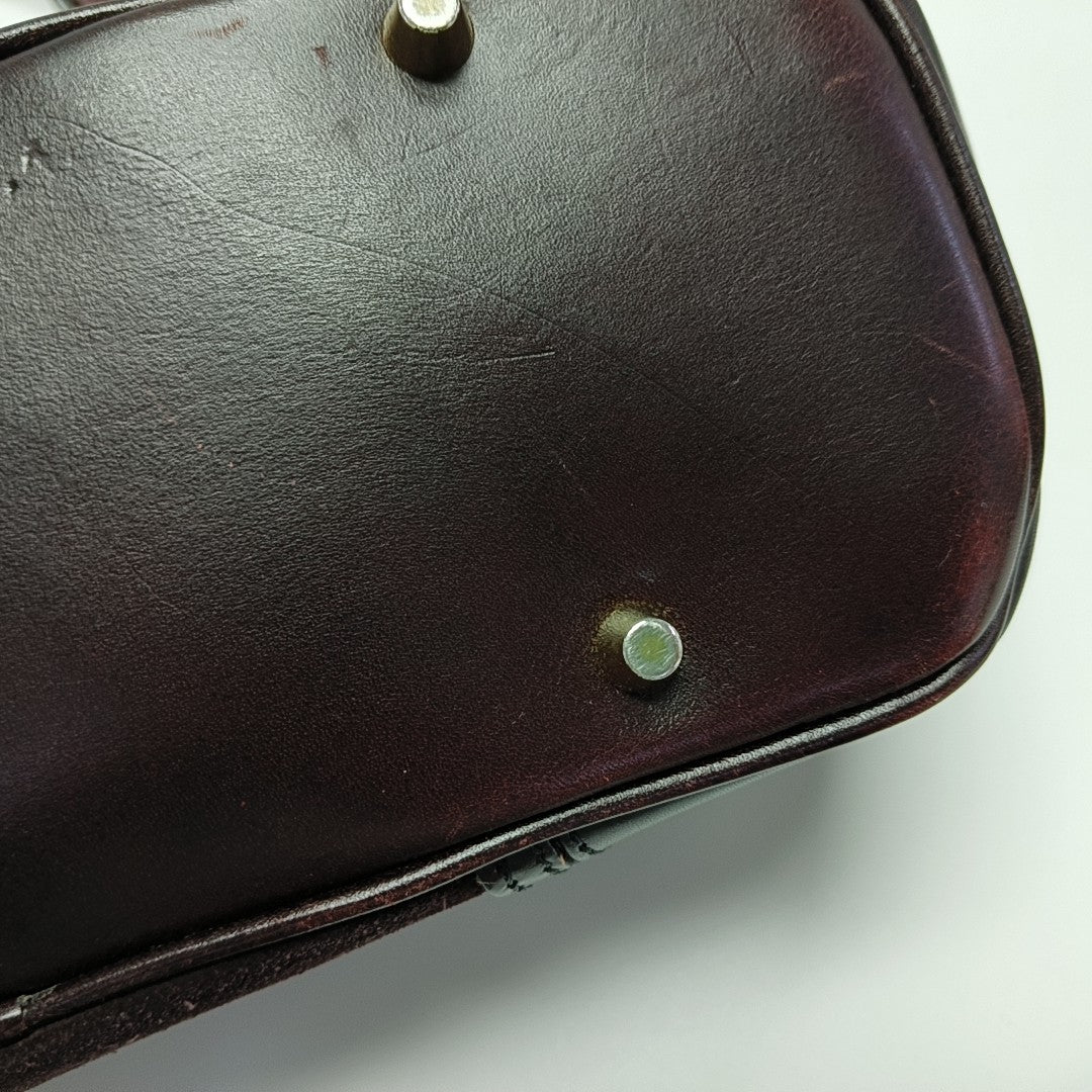 Suede Shoulder Bag Red