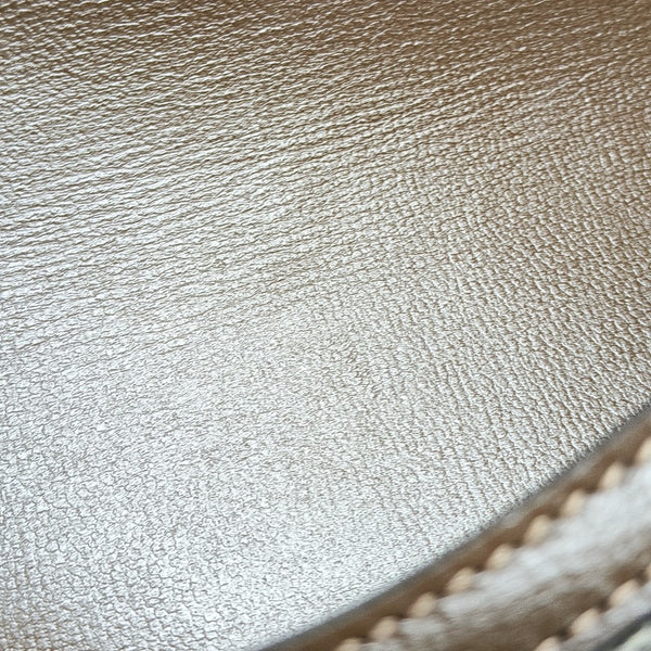 Horsebit 1955 Mini Monogram Coated Canvas Beige