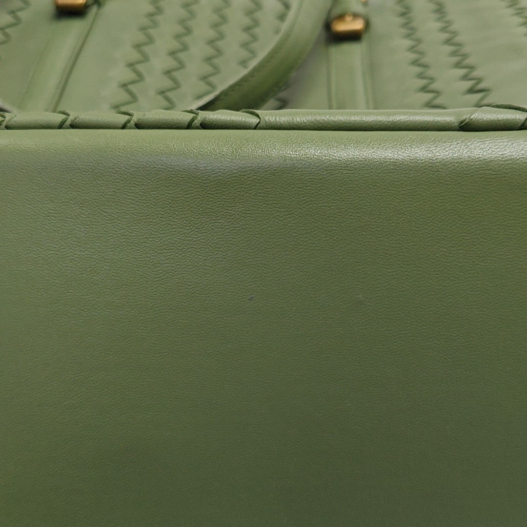 Lambskin Tote Bag Green