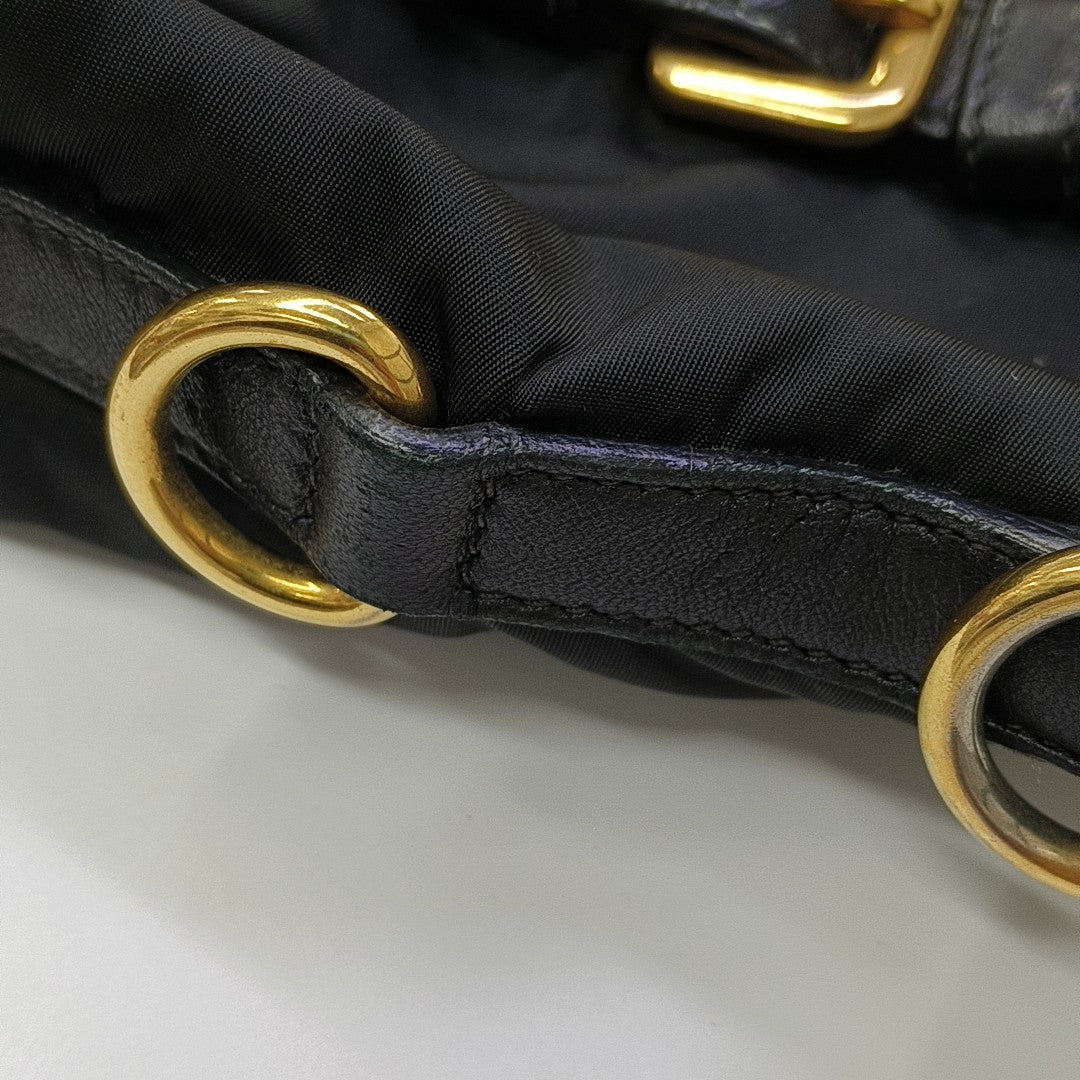 Nylon Tote Bag Black