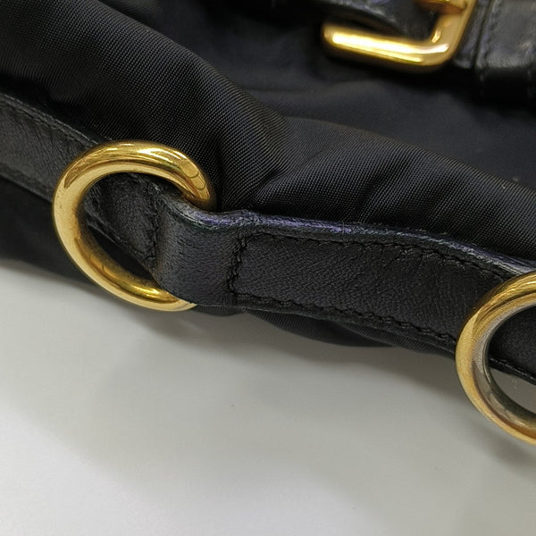 Nylon Tote Bag Black